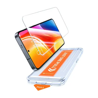 ZAŠČITNO STEKLO TORRAS INSTALL MASTER ZA SAMSUNG S25 VISOKA ZAŠČITA ZASLONA