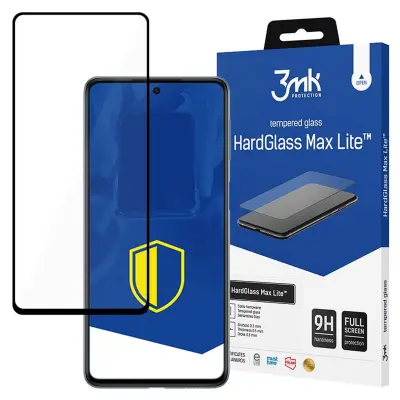 3MK HARDGLASS MAX LITE ZA SAMSUNG GALAXY M53 5G ZAŠČITA ZASLONA 9H ODPORNOST
