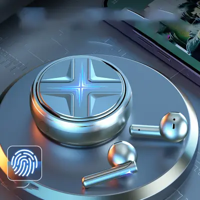 SP31 Kovinske Bluetooth Slušalke: Potopni Zvok Silver