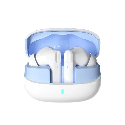 Brezžične 5.3 Bluetooth slušalke SP100 - bele, dolga življenjska doba baterije