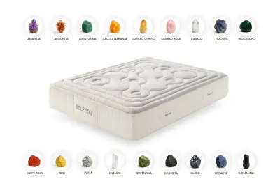 Vzmetnica Viskoelastični Biocrystal Selenium 30 - 140X200 cm - Moonia