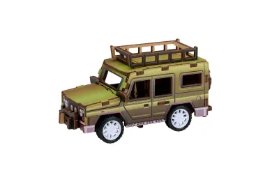 LESENA 3D SESTAVLJANKA TERENSKO VOZILO