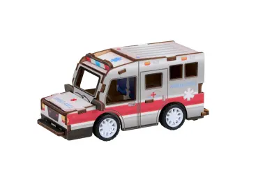 LESENA 3D SESTAVLJANKA REŠEVALNO VOZILO