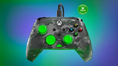TURTLE BEACH XBOX WIRED REMATCH  GHOST CAMO BLACK/GREEN KONTROLER
