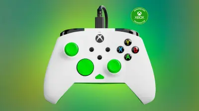 TURTLE BEACH XBOX WIRED REMATCH  WHITE/GREEN KONTROLER