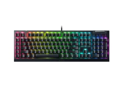 Vrnjen artikel - RAZER BlackWidow V4 X (rumena stikala) US (SLO gravura) mehanska gaming tipkovnica