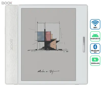 Vrnjen artikel - BOOX Go Color 7 e-bralnik / tablični računalnik, 17,8 cm (7"), Android 12, 4GB+64GB, Wi-Fi, Bluetooth 5.0, USB-Type-C, bel