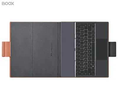 Vrnjen artikel - Originalna tipkovnica/ovitek BOOX Note/Tab Series, za model Note Max/Tab X C, preklopna, oranžna