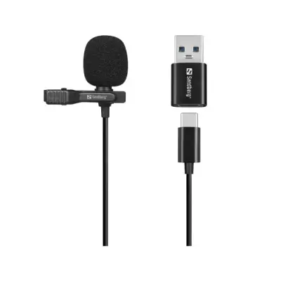 Sandberg Streamer USB Clip Microphone mikrofon