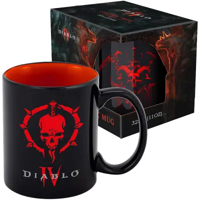 Kozarec Diablo IV: Necromancer Sigil – 330 ml, z darilno embalažo