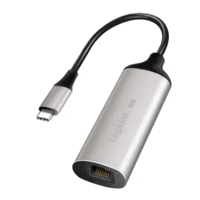 Mrežni adapter USB-C => LAN RJ45 10/100/1000/2500/5000 USB 3.2 0,15cm aluminium LogiLink (UA0456)
