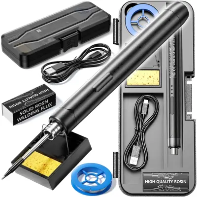 Akumulatorski prenosni 800mAh ročni spajkalnik do 400°C USB