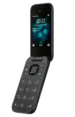 Nokia 2660 TA-1474 preklopni telefon na tipke Dual sim 4G - črn