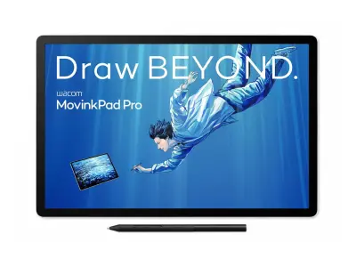 Tablica WACOM MovinkPad Pro 14, OLED, 256 GB, 12 GB RAM, WiFi, Android 15, USB-C