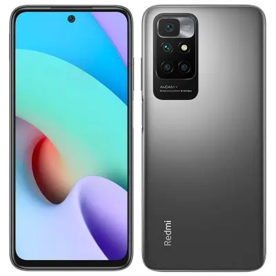 Obnovljeno - znaki rabe - Ecofone Redmi 10 2022 crn 64 GB 4 GB ram dual sim