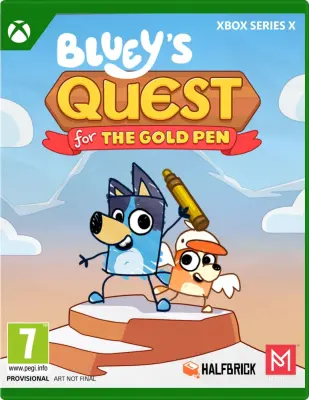 BLUEY'S QUEST FOR THE GOLD PEN igra za XBOX SERIES X