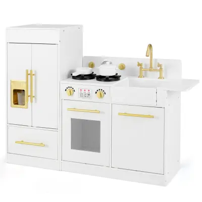 Otroška kuhinja Igralna hiša Kuhinja z umivalnikom in hladilnikom