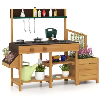 Vrtna kuhinja za otroke Otroška zeliščna kuhinja za otroke