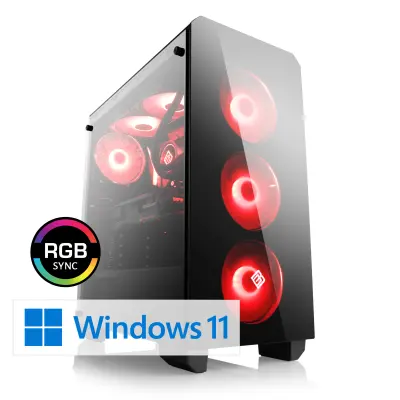 CSL Gaming PC M11890H, AMD Ryzen 7 9800X3D, (8x 4700 MHz), GeForce RTX 5070, 32 GB DDR5-RAM, SSD 2 TB, Windows 11 Home