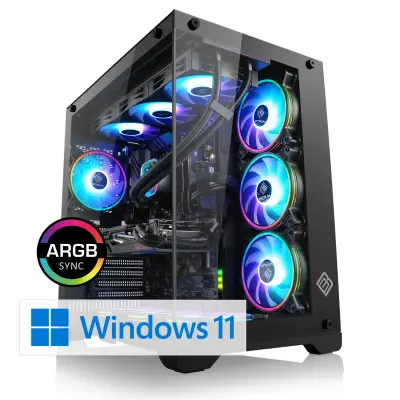 CSL Gaming PC M12330H, AMD Ryzen 9 9950X3D, (16x 4300 MHz), Radeon RX 9070 XT, 64 GB DDR5-RAM, SSD 2 TB, Windows 11 Home
