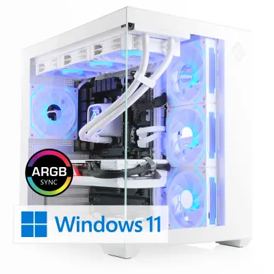 CSL Gaming PC M12090H, AMD Ryzen 7 7800X3D, (8x 4200 MHz), Radeon RX 9070 XT, 32 GB DDR5-RAM, SSD 1 TB, Windows 11 Home