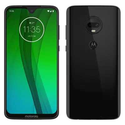 Obnovljeno - znaki rabe - Ecofone Moto G7 crn 64 GB 4 GB ram dual sim 4G
