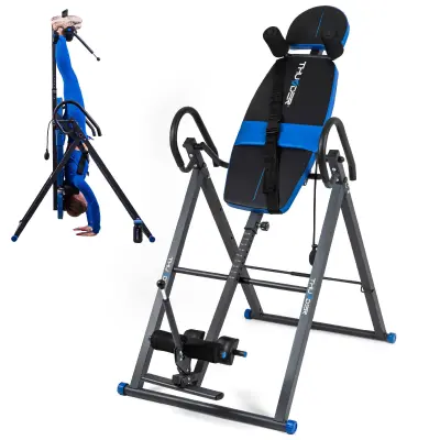 Inverzijska klop – stabilna, nastavljiva, 114 × 79,5 × 115 cm, nosilnost 150 kg THUNDER® BAGGY