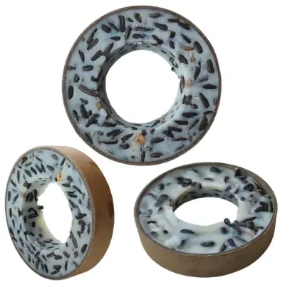 Klasični prigrizki za divje ptice 3 kosi  obeski iz semen in olj za uravnoteženo prehrano