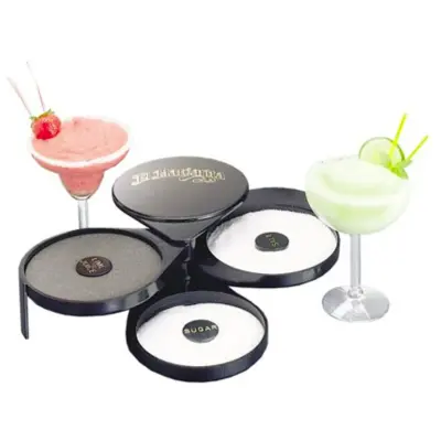 Pripomoček za okraševanje kozarcev z robom za popolne koktajle, enostaven in trpežen