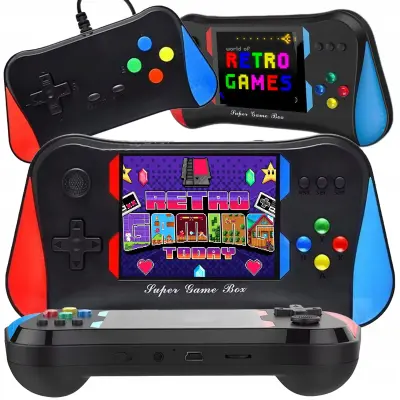 Dvojna prenosna aku. 1200mAh igralna konzola X99 + 500 iger USB 3,5″