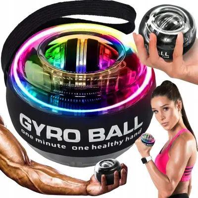 LED gyro ball žiroskopska žoga za vadbo zapestja