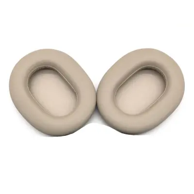 Združljivi usnjeni ušesni blazinici za Sony WH-1000XM5 in XM6 - Izboljšano udobje Gold