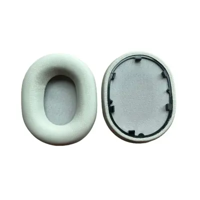 Združljivi ušesni nastavki iz jagnječje kože za Sony WH-1000XM5 in XM6 Silver