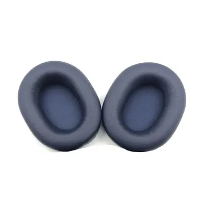 Združljivi usnjeni ušesni blazinici za Sony WH-1000XM5 in XM6 - Izboljšano udobje Blue