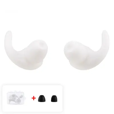 Udobni čepki za ušesa za zmanjševanje hrupa za spanje in blokiranje zvoka White