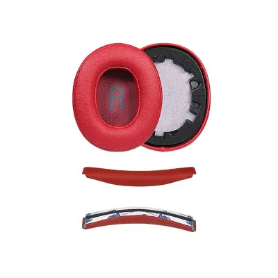 Združljiv komplet nadomestnih ušesnih blazinic iz proteinskega usnja za JBL TUNE Red