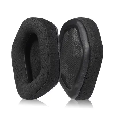 Združljive nadomestne ušesne blazinice za Siberia K03 žične slušalke - 2 kosa Black