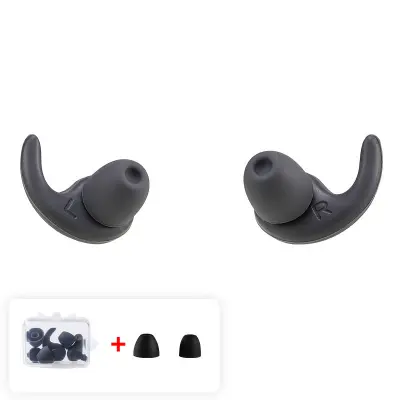 Udobni čepki za ušesa za zmanjševanje hrupa za spanje in blokiranje zvoka Gray