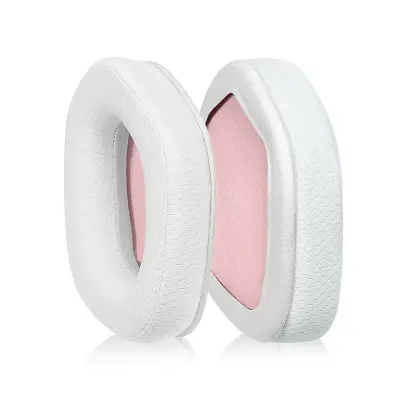 Združljive nadomestne ušesne blazinice za Siberia K03 žične slušalke - 2 kosa White