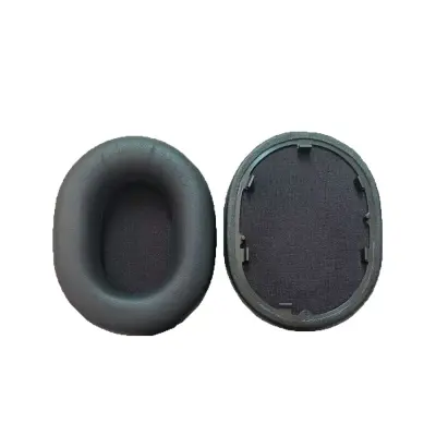 Združljivi ušesni nastavki iz jagnječje kože za Sony WH-1000XM5 in XM6 Black