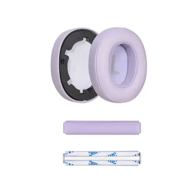 Združljiv komplet nadomestnih ušesnih blazinic iz proteinskega usnja za JBL TUNE Purple