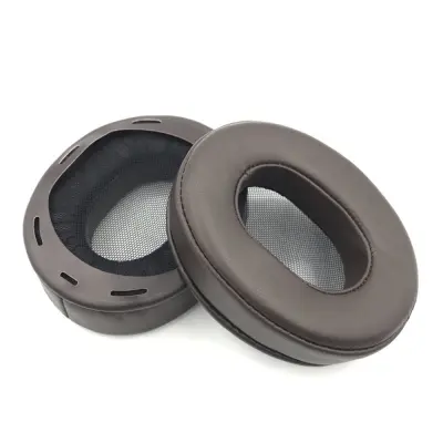 Združljivi usnjeni ušesni vložki za Sony MDR-1A/1ADAC slušalke Brown
