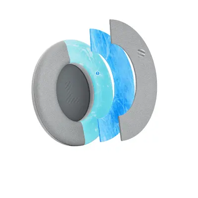 Zamenljive ušesne blazinice, združljive z Bose QC45/QC35 - hlajenje z gelom Grey