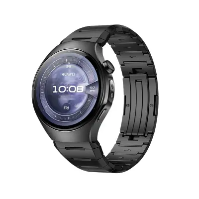 Združljiv s Huawei Watch 5 - 22mm nadomestni pas iz nerjavečega jekla Black