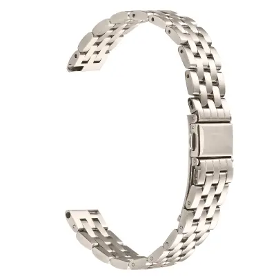 Eleganten pašček za uro iz nerjavečega jekla s petimi perlami, združljiv z Garmin Lily 2 Gold