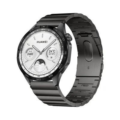 Združljiv 22mm jekleni pašček za uro Huawei Watch 4 Pro, GT4 - Hitra sprostitev Grey