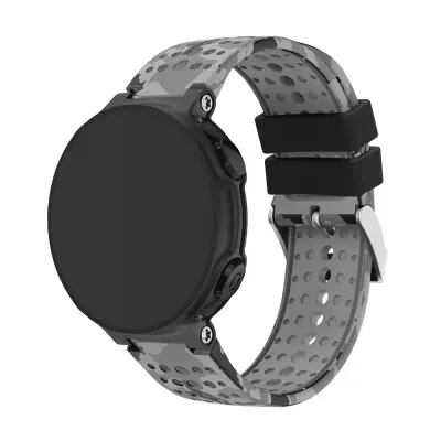 Združljiv silikonski pašček za uro Garmin Fenix 3HR/5X/6X/7X - 26 mm Quick Fit Camouflage gray