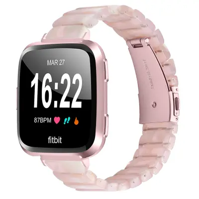 Združljiv z Fitbit Versa/Versa Lite/Versa 2 smolni pašček - vodoodporen in eleganten Pink