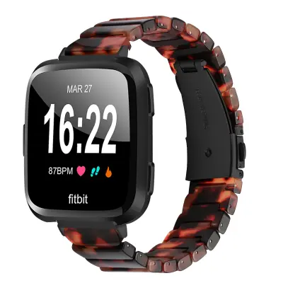 Združljiv z Fitbit Versa/Versa Lite/Versa 2 smolni pašček - vodoodporen in eleganten Black