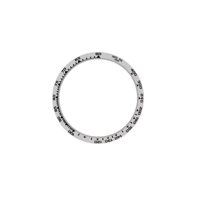 Srebrno-črn 45 mm okvir iz nerjavečega jekla za Samsung Galaxy Watch 5 Pro